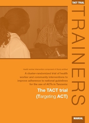 Training manuals TACT study ACT Consortium